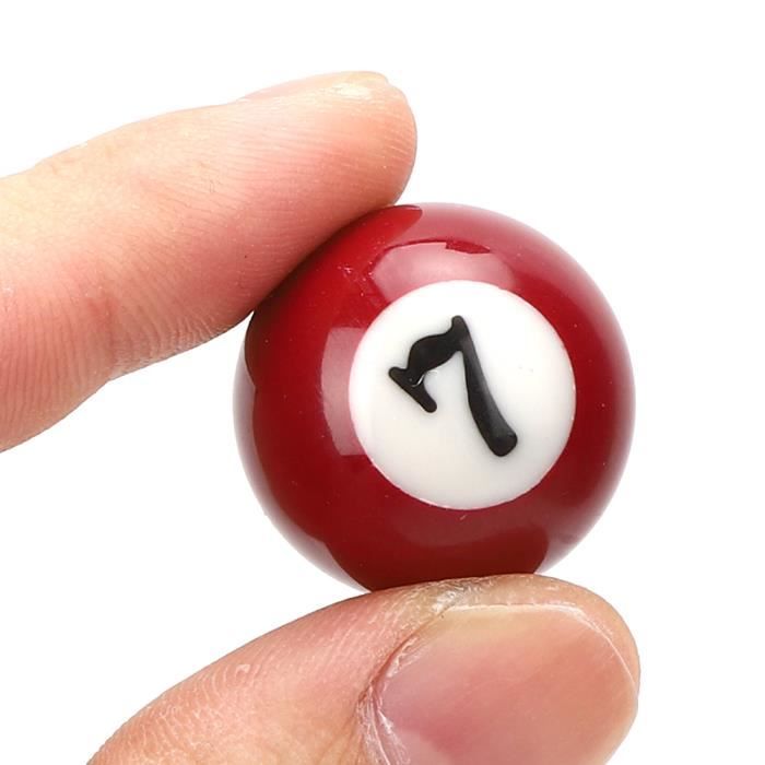 Hominas Mini Boules De Billard 32 Mm - 16 Pièces Résine Pour Enfants Et Divertissement