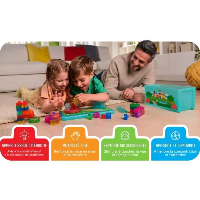 Jelly Blox Goliath - 10 Blocs Sensoriels Souples Pour Enfants Dès 2 Ans - Jeu De Construction Et Motricité Fine