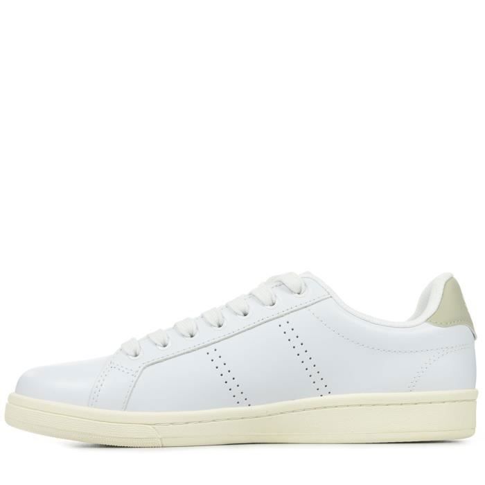 【FRED PERRY】B721 LEATHER R6740 Fred Perry B721 Leather Sneakers White/Navy - Acheter Fred