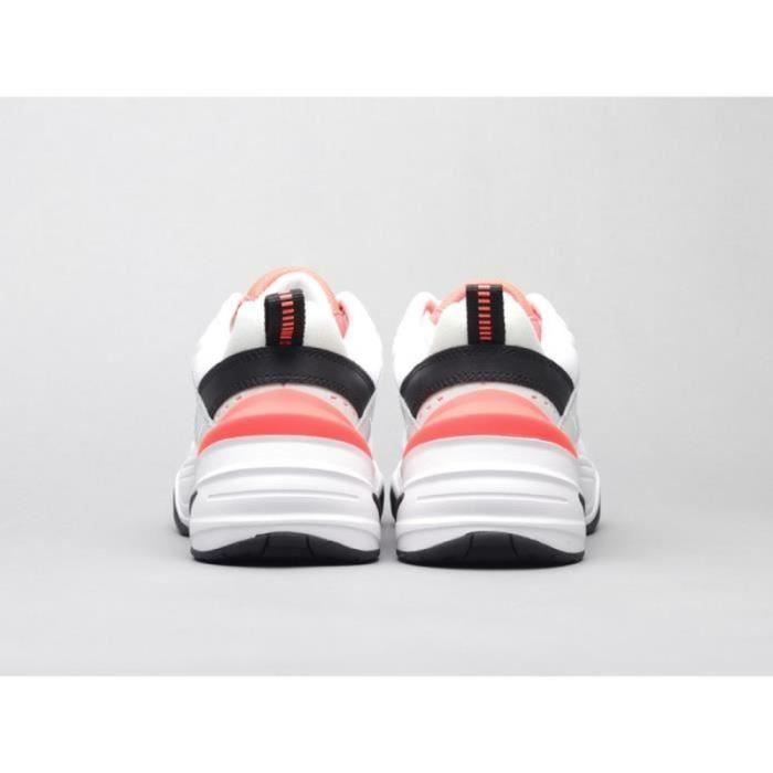 Baskets Nike m2k TEKNO Orange Blanc Synth tique Lacets