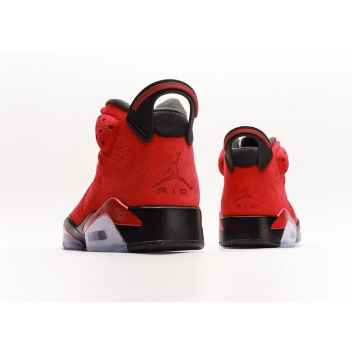 Jordan 6 noir et rouge homme discount
