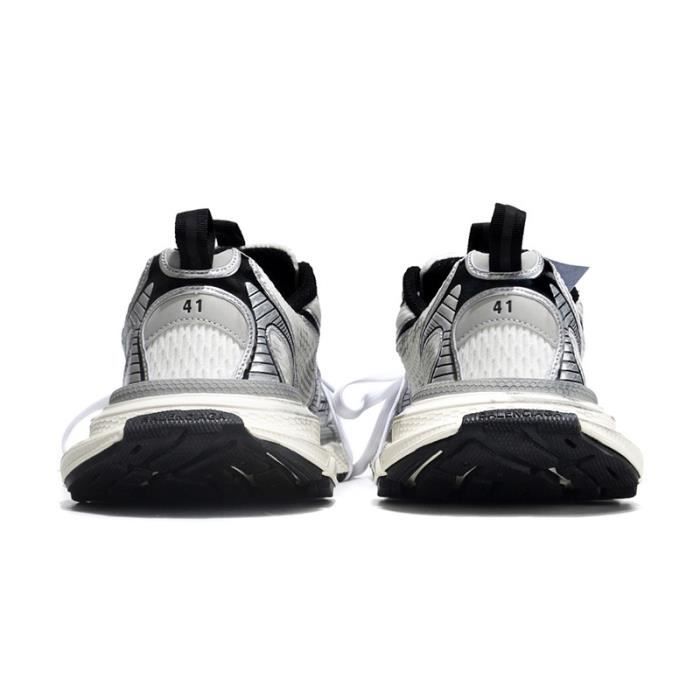 BALENCIAGA 3XL nouvelles chaussures de sport decontractees d automne Blanc Gris Blanc gris Cdiscount Chaussures