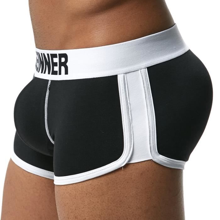 Boxer Homme Sexy Buttocks Leve Agrandir Push Up avec Coussin Amovible Type S778 Blue Blanc Cdiscount Pret a Porter