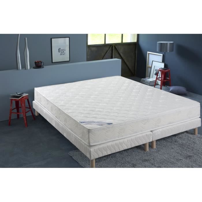 CONFORT DESIGN Matelas VIGO 160x200 cm - Ressorts - Ferme - 375 ressorts biconiques - 2 personnes