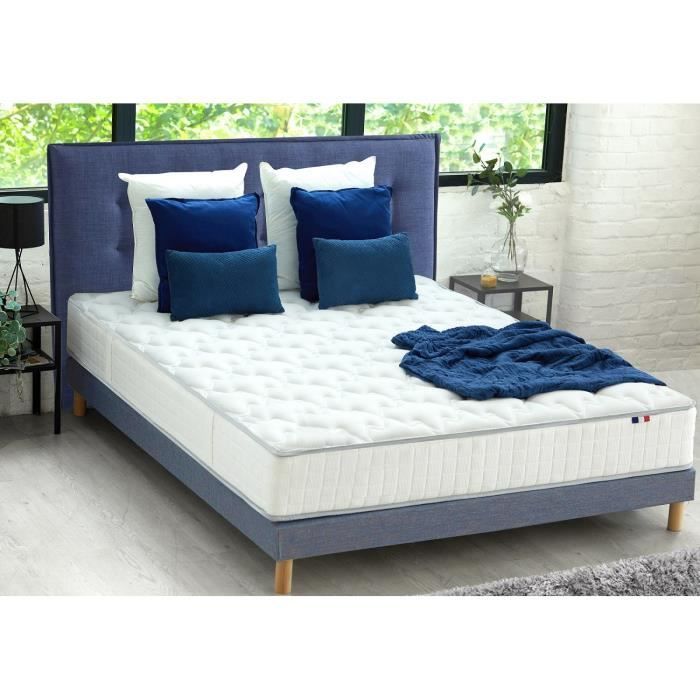 CONFORT DESIGN GASPARD Ensemble Matelas Ressorts 160x200 cm + Sommier - 26 cm