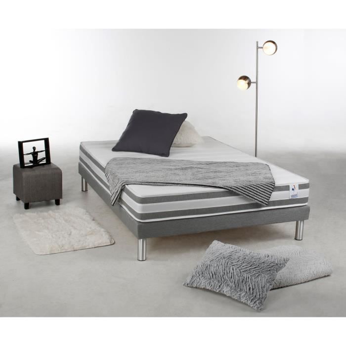 CONFORT DESIGN Matelas 160 x 200 - Latex, et mousse mémoire - 24 cm - Équilibré et ferme - RECTO VERSO