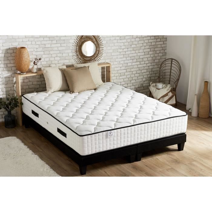 CONFORT DESIGN Matelas 180x200 - Ressorts - 30 cm - 7 zones - Equilibré - HOTEL GRAND CONFORT