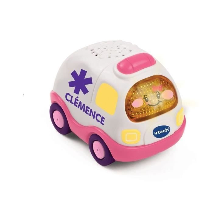 VTECH - Tut Tut Bolides - Clémence SOS Ambulance Rose