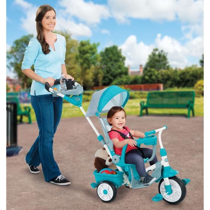 LITTLE TIKES Tricycle Perfect Fit Bleu Cdiscount Jeux Jouets
