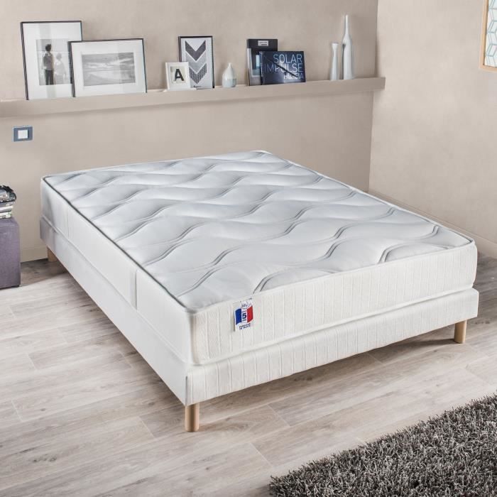 CONFORT DESIGN Matelas 160 x 200 cm - Polylatex - 23 cm - Ferme - GARI