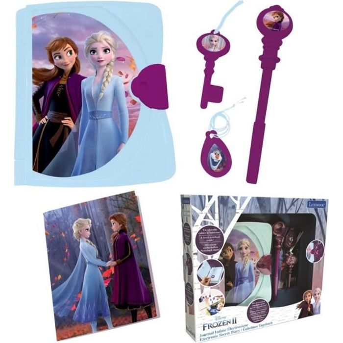 LA REINE DES NEIGES Magazine Intime Electronique Effets Lumineux et Sonores Avec Accessori