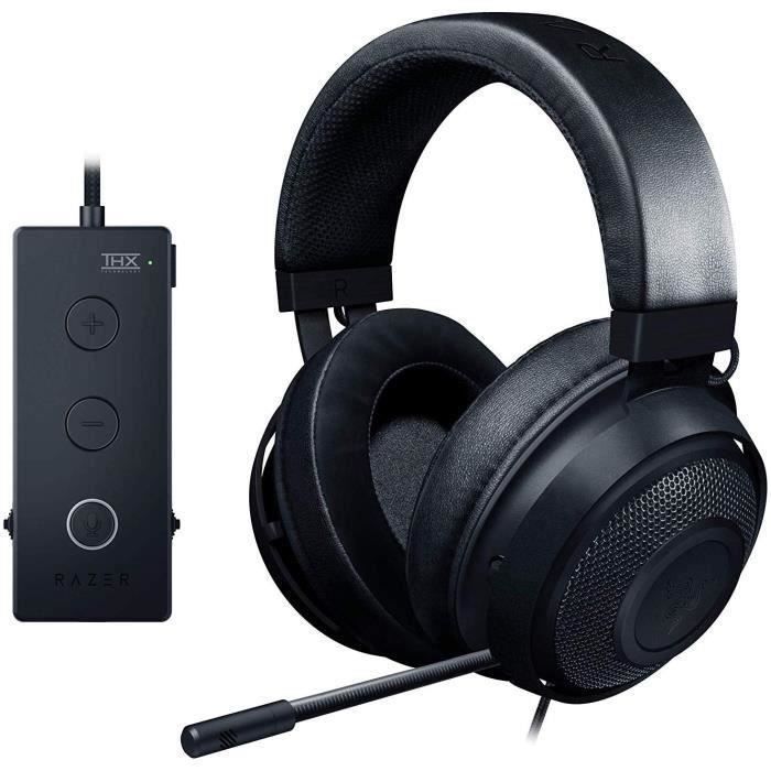 RAZER Casque gamer Kraken Tournament Edition - with USB Audio Controller - Noir
