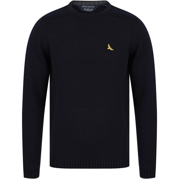 KENSINGTON EASTSIDE Pull Col Rond Bleu Denim Homme