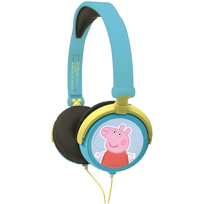 PEPPA PIG - Lexibook - Casque audio stéréo Peppa Pig - A partir de 4 ans - Mixte - Livré à l'unité