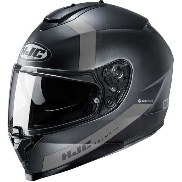 HJC Casque Intégral C70 Eura - Noir anthracite