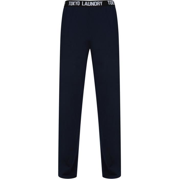 TOKYO LAUNDRY Bas de Pyjama Bleu Marine Homme