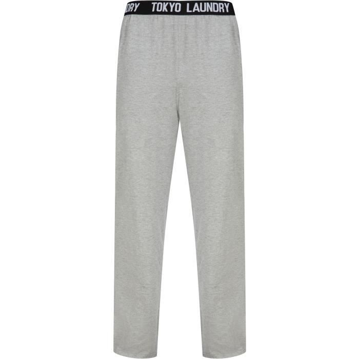 TOKYO LAUNDRY Bas de Pyjama Gris Moyen Homme