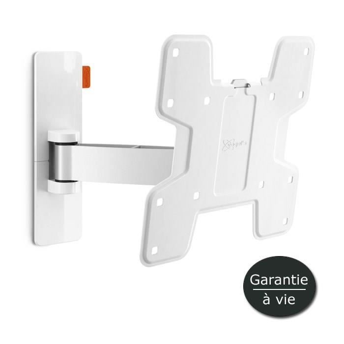 VOGEL'S WALL 2125 Support TV mural Orientable et Inclinable - TV de 19 à 37- - Blanc
