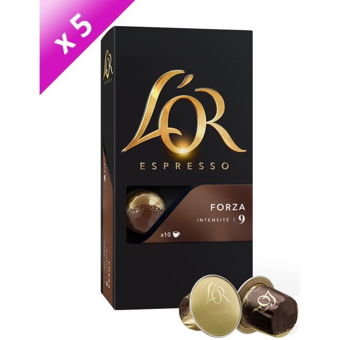 [LOT DE 5] Café capsules Forza n.9 52 g L'Or Espresso