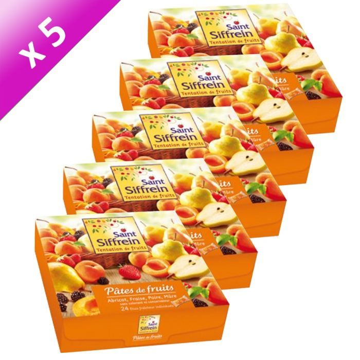 SAINT SIFFREIN - Pâtes de Fruit 4 Fruits (x5)