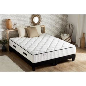 Matelas superpos/és lit de meubles de chambre /à coucher en bois cadre lit non inclus,White