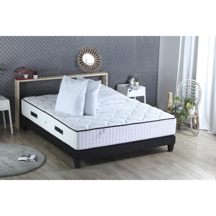 CONFORT DESIGN Pack complet sommier + matelas 160x200 - 792