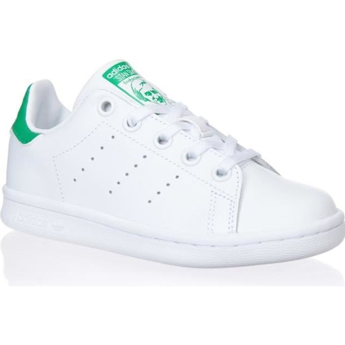 adidas originals stan smith baskets avec détail vert pastel blanc