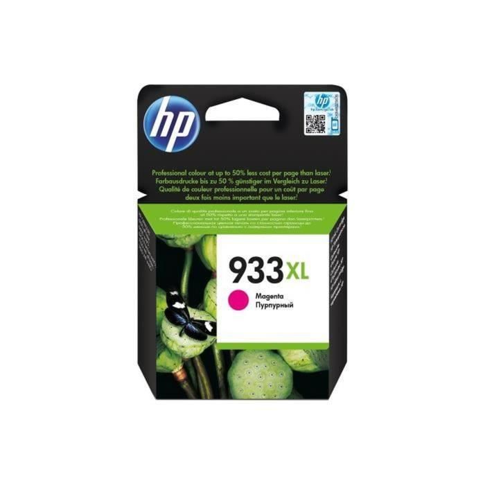 HP 933XL Cartouche dencre magenta grande capacité authentique (CN055AE) pour HP OfficeJet 6100/6600/6700/7100/7510/7610