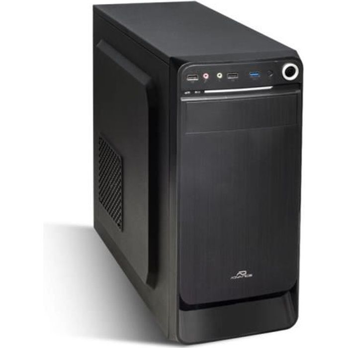 Advance Boîtier PC Origin 480 – Moyen Tour – Avec alimentation 350W – Noir