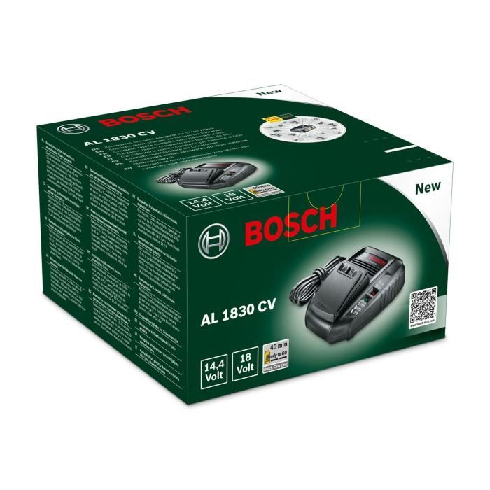 Bosch AL1830CV Chargeur rapide de batterie 14,4V & 18V (1600A005B3)