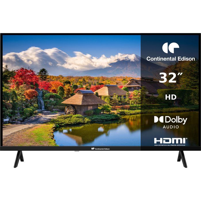 TV LED HD CONTINENTAL EDISON 32“ 81 cm 2xHDMI 2xUSB CELED32HD25B6