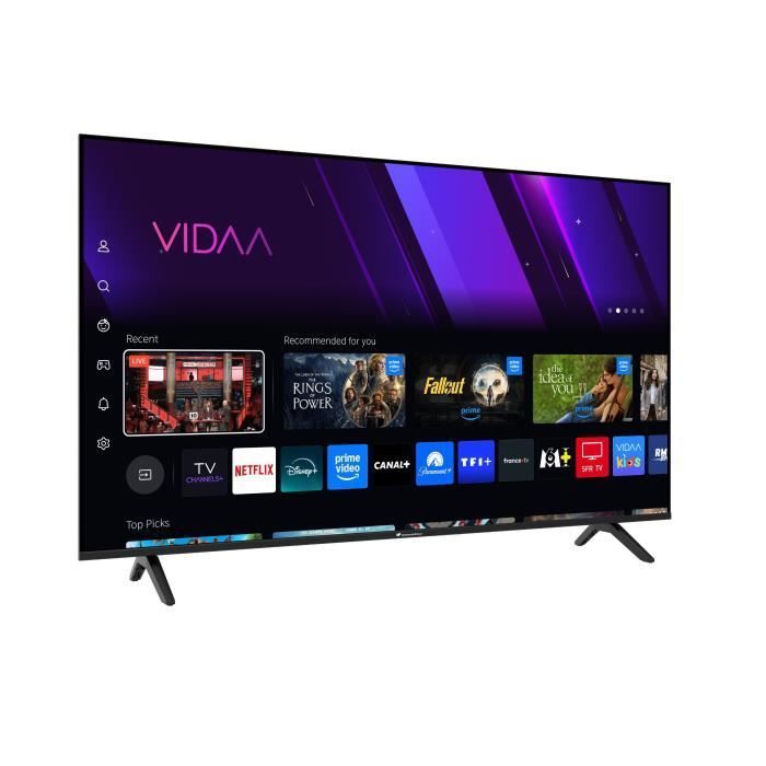 Smart tv vidaa - tv led uhd 4k - 55 (139cm) - 3xhdmi - 2xusb - wifi