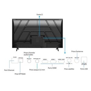 10 Barras De Retroiluminación LED Para TV Continental Edison CELED58SA120B6, Recambio Compatible