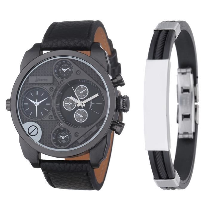 Parure Montre et Bracelet Homme Cdiscount Bijouterie