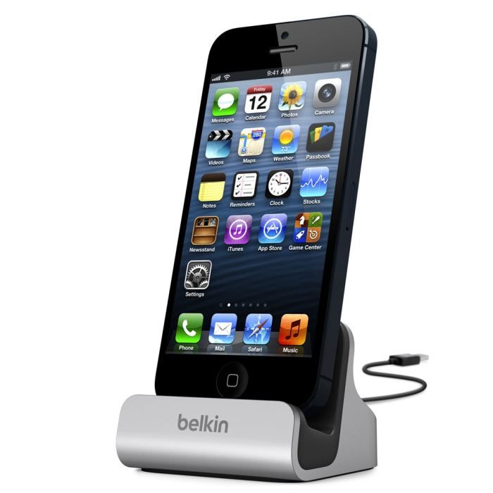 BELKIN Station d'accueil - Pour Apple iPhone 5, 5c, 5s, 6 ...