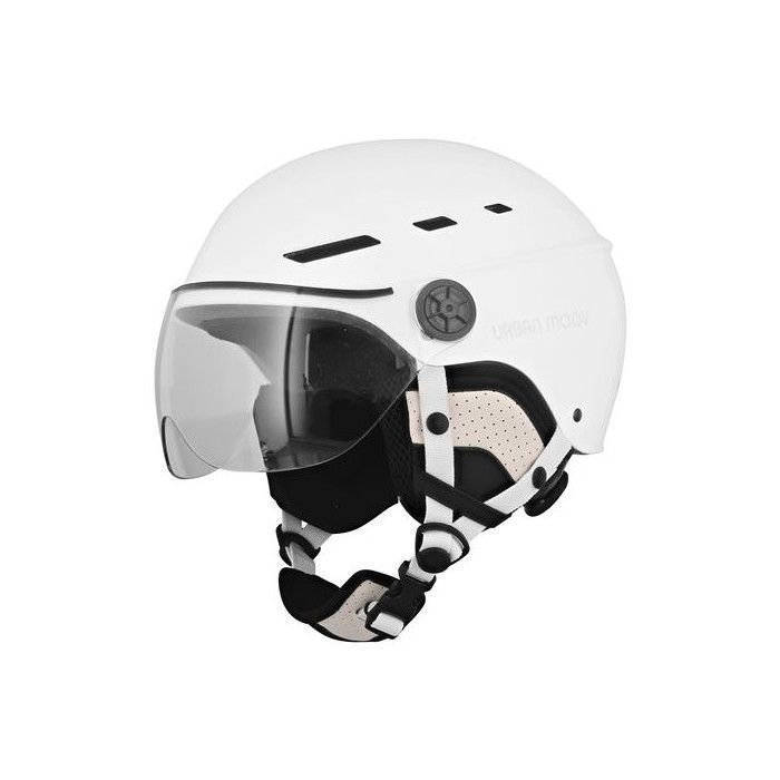 Casque vélo avec visière TnB Urban Moov Taille L Blanc