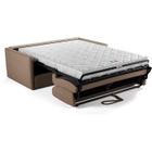 BRAND Canapé convertible express - 3 places - SMALL - Tissu beige - 168 x 98 x 86 cm