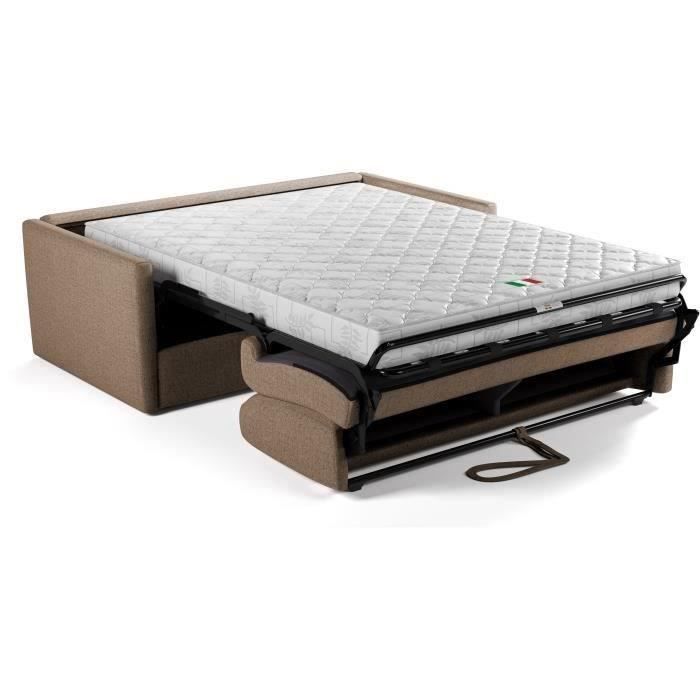 Canapé convertible express 3 places SMALL Tissu como 20 ASH 168 x 98 x 86 cm - vue 2