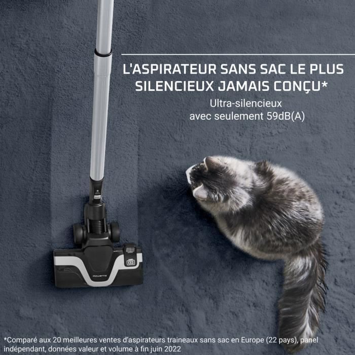 Aspirateur avec sac ROWENTA Silence Force Effitech Car Kit