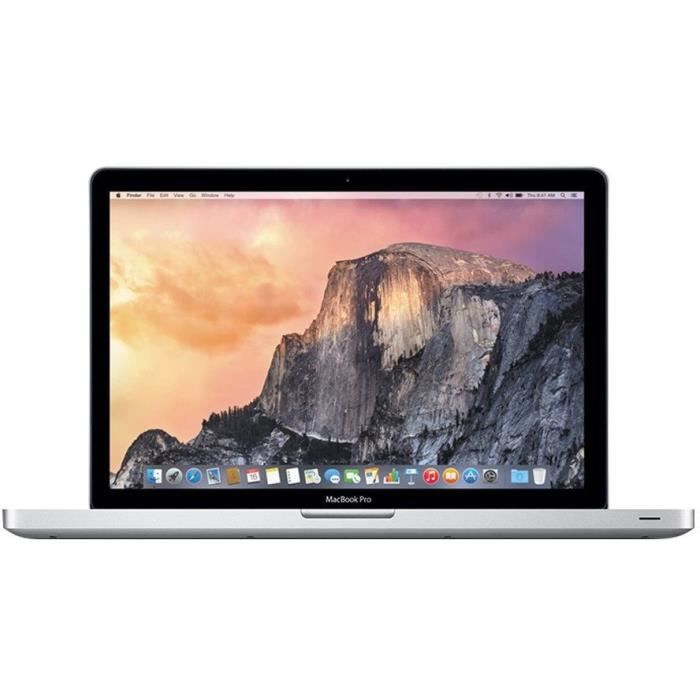 APPLE MacBook Pro 15 2012 i7 - 26 Ghz - 16 Go RAM - 512 Go SSD - Argent - Reconditionné - Etat correct - Apple