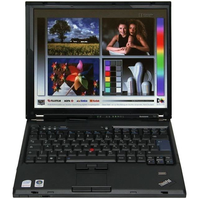 Ordinateur Portable LENOVO T61C2D - Core 2duo - RAM 2G - HDD 160G - Windows 7 - Reconditionné - Etat correct - Lenovo