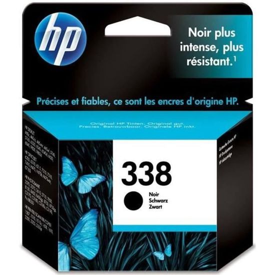 HP 338 Cartouche d'encre noire authentique (C8765EE) pour HP Photosmart 2570/C3170 et HP PSC 1510/1600