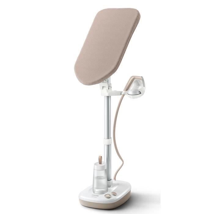 Philips All in One Ironing Solution 6000 Series Planche multiangle Technologie anti brûlure Boutons pratiques au pied Élimine jusqu'à 99 9% des bactéries et des acariens* AIS601010 - vue 2