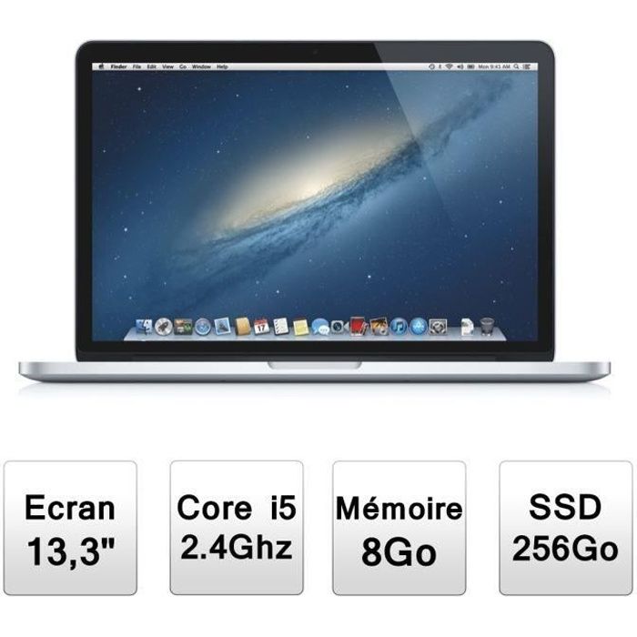 Vente PC Portable Apple MacBook Pro 13,3" ( ME865F/A ) pas cher Vente PC Portable Apple MacBook Pro 13,3" ( ME865F/A ) pas cher