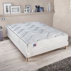 CONFORT DESIGN Gari Ensemble matelas & sommier 160 x 200 - Ep. 23 cm - Polylatex - Hypoallergénique - Réversible -Fabriqué en France