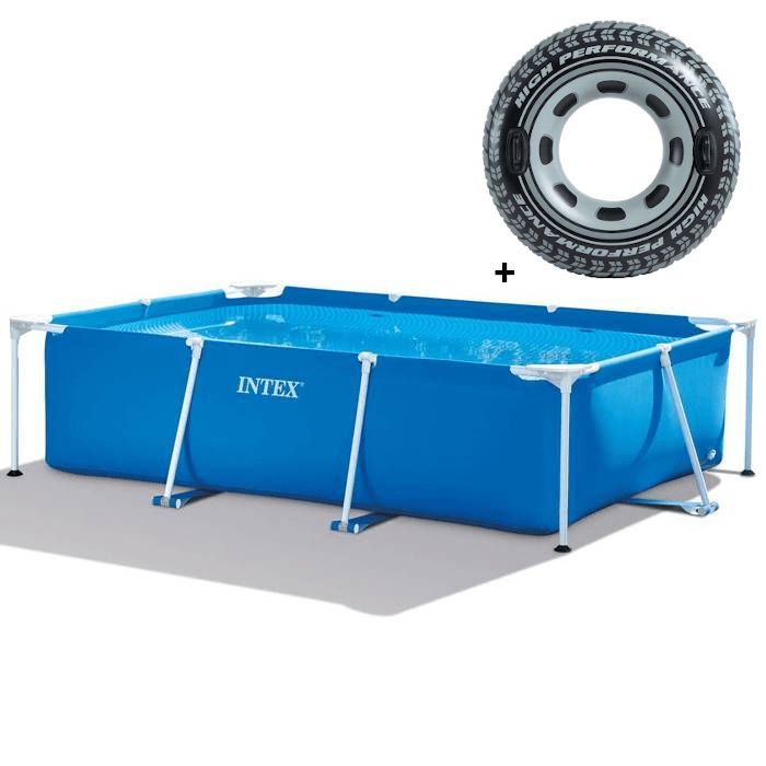 Intex Kit piscine tubulaire - Rectangulaire - 300 x 200 x 75 cm - vue 1