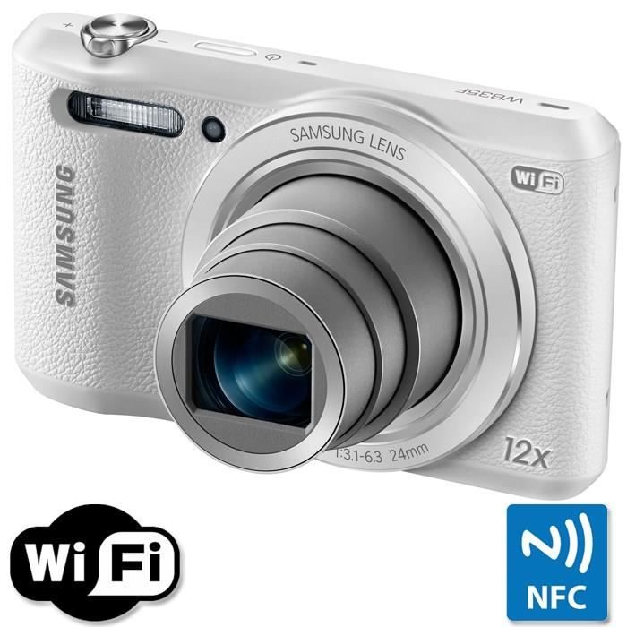 SAMSUNG WB35F Blanc - CCD 16MP Zoom 12x Appareil photo numérique Compact