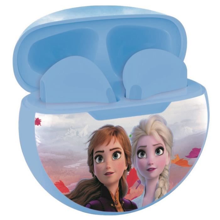 Lexibook - Ecouteurs sans fil La Reine des Neiges 2 pour enfants - Violet - Bluetooth 5.1 - Micropho