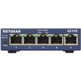 NETGEAR GS105 Switch Ethernet 5 ports Métal Gigabit (10/100/1000), Protection ProSAFE, Garantie à Vie Idéal pour les PME et TPE-1