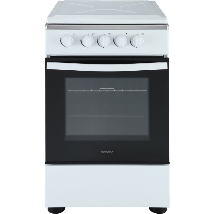 Cuisini&egrave;re &agrave; gaz - OCEANIC - OCEACG5055GW - 4 feux  - 7700 W - Blanc